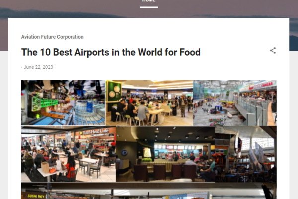 The 10 Best Airports in the World for Food