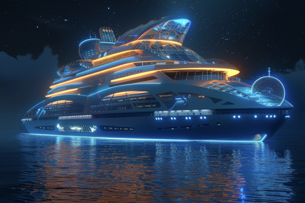 AI predicts what luxury cruise ships will look like 50 years from now