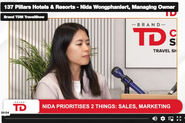 TDM interviews Nida Wongphanlert, Managing Owner, 137 Pillars Hotels & Resorts