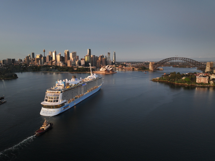 Royal Caribbean’s Ovation of the Seas returns to Sydney Harbour